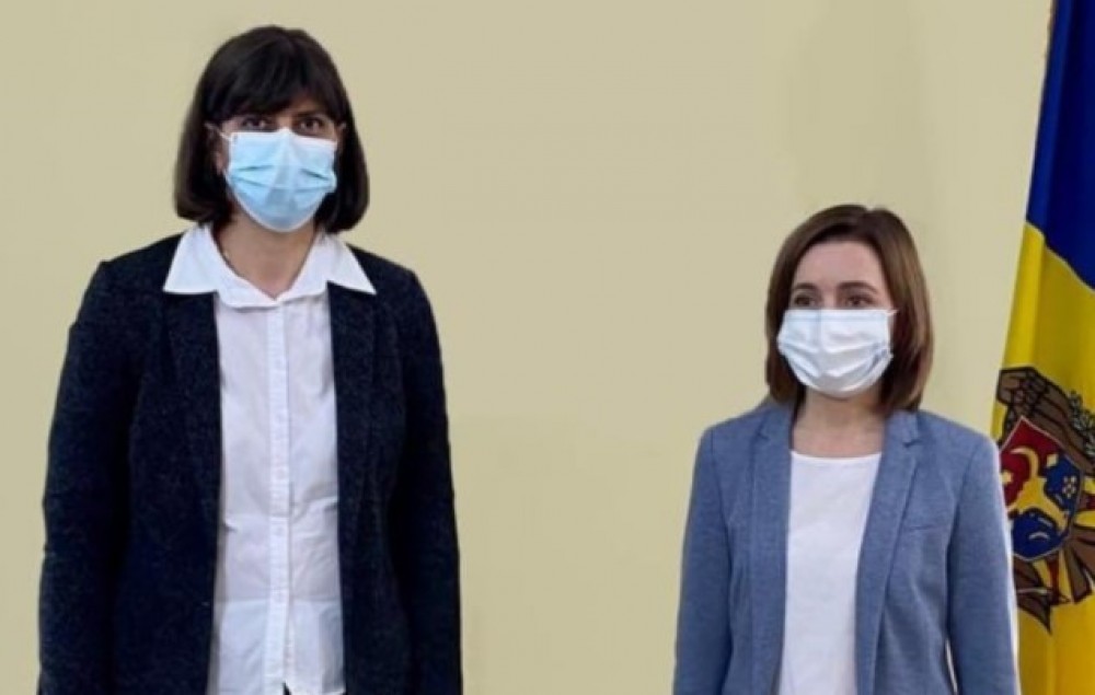 Maia Sandu a avut o întrevedere cu Laura Codruța Kövesi, Procuror-șef al Parchetului European